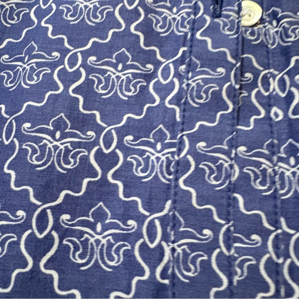 J. McLaughlin White Baloon sleeves button down shirt size L - Picture 11 of 13
